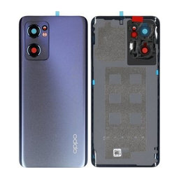 Oppo Find X5 Lite, Reno 7 5G - Battery Cover (Starlight Black) - 4150031 Genuine Service Pack