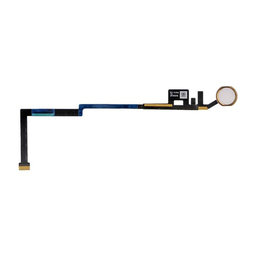 Apple iPad (5th Gen 2017), (6th Gen 2018) - Tlačidlo Domov + Flex Cable (Gold)