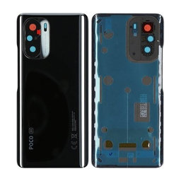 Xiaomi Poco F3 - Akkumulátor Fedőlap (Night Black) - 56000EK11A00 Genuine Service Pack