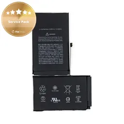 Apple iPhone XS Max - Akkumulátor 3174mAh Service Pack