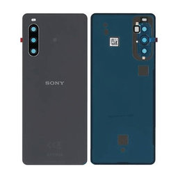 Sony Xperia 10 IV XQCC54 - Akkumulátor Fedőlap (Black) - A5047156A Genuine Service Pack