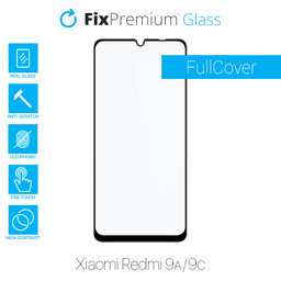 FixPremium FullCover Glass - Edzett üveg - Xiaomi Redmi 9A és 9C
