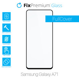 FixPremium FullCover Glass - Edzett üveg - Samsung Galaxy A71