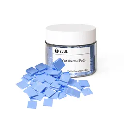2UUL Pre-Cut Thermal Silicone Pads - 12 x 12 x 1.5mm (100db)