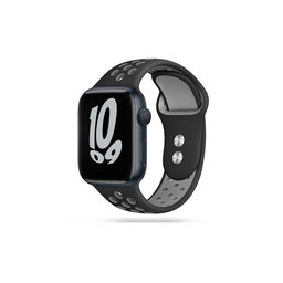 Tech-Protect - Szíj Softband - Apple Watch 4, 5, 6, 7, SE (42, 44, 45mm), black/gray