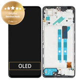 Xiaomi Redmi Note 11 Pro 4G, 5G - LCD Kijelző + Érintőüveg + Keret (Graphite Grey) - 5600010K6S00, 5600010K6T00 Genuine Service Pack
