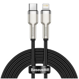 Baseus - Lightning / USB-C Kábel (2m), fekete