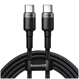 Baseus - USB-C / USB-C Kábel (2m), fekete