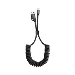Baseus - Lightning / USB Kábel (1m), tavaszi, fekete