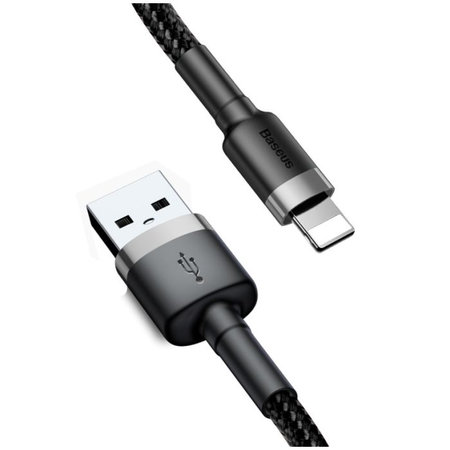 Baseus - Kábel - Lightning / USB (3m), fekete