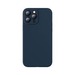 Baseus - Tok Liquid Gel iPhone 13 Pro Max-hoz, kék