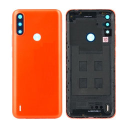 Motorola Moto E7 Power, E7i Power - Akkumulátor Fedőlap (Coral Red) - 5S58C18232, 5S58C18263 Genuine Service Pack