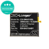 Samsung Galaxy A51 A515F - Akkumulátor EB-BA515ABY, EB-BA515ABE 3900mAh HQ