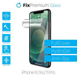 FixPremium HydroGel Anti-Spy Védőfólia - iPhone X, XS és 11 Pro
