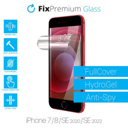 FixPremium HydroGel Anti-Spy Védőfólia - iPhone 6, 6s, 7, 8, SE 2020 és SE 2022