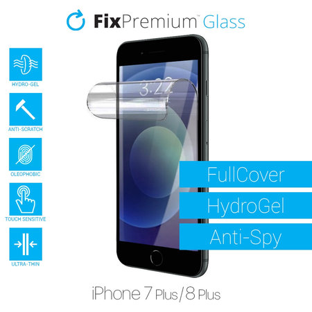 FixPremium HydroGel Anti-Spy Védőfólia - iPhone 7 Plus és 8 Plus