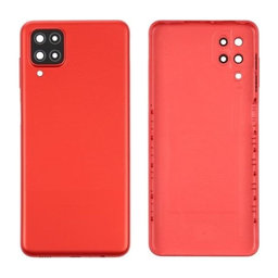 Samsung Galaxy A12 A125F - Akkumulátor Fedőlap (Red)