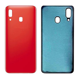 Samsung Galaxy A30 A305F - Akkumulátor Fedőlap (Red)