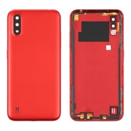 Samsung Galaxy A01 A015F - Akkumulátor Fedőlap (Red)