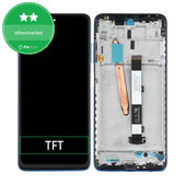 Xiaomi Poco X3 NFC - LCD Kijelző + Érintőüveg + Keret (Cobalt Blue) TFT