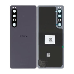 Sony Xperia 1 IV XQCT54 - Akkumulátor Fedőlap (Violet) - A5045831A Genuine Service Pack