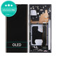 Samsung Galaxy Note 20 Ultra N986B - LCD Kijelző + Érintőüveg + Keret (Mystic Black) OLED