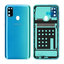 Samsung Galaxy M30s M307F - Akkumulátor Fedőlap (Sapphire Blue) - GH98-44841B Genuine Service Pack