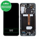 Samsung Galaxy S22 S901B - LCD Kijelző + Érintőüveg + Keret (Phantom Black) TFT