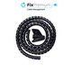 FixPremium - Kábelrendező - cső (16mm), 2M hosszú, fekete