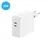 Dual USB-C töltőadapter, 35W, Apple-kompatibilis