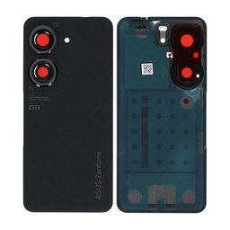 Asus Zenfone 9 AI2202 - Akkumulátor Fedőlap (Midnight Black) - 90AI00C1-R7A010 Genuine Service Pack