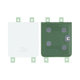 Samsung Galaxy Z Flip 4 F721B - Akkumulátor Fedőlap B/G (White) - GH82-29654F Genuine Service Pack