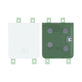 Samsung Galaxy Z Flip 4 F721B - Akkumulátor Fedőlap B/G (White) - GH82-29654F Genuine Service Pack