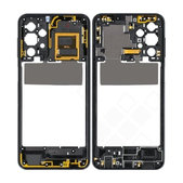 Samsung Galaxy A23 5G A236B - Középső Keret (Awesome Black) - GH98-47823A Genuine Service Pack