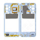 Samsung Galaxy A23 5G A236B - Középső Keret (Awesome Blue) - GH98-47823C Genuine Service Pack