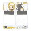 Samsung Galaxy A23 A236B - Középső Keret (Awesome White) - GH98-47823B Genuine Service Pack