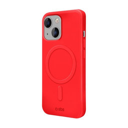 SBS - Tok Smooth Mag és MagSafe - iPhone 14 Plus, piros