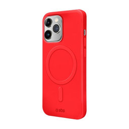 SBS - Tok Smooth Mag és MagSafe - iPhone 14 Pro Max, piros
