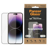 Edzett üveg UWF AB applikátorral iPhone 14 Pro Max készülékhez, Fekete, PanzerGlass