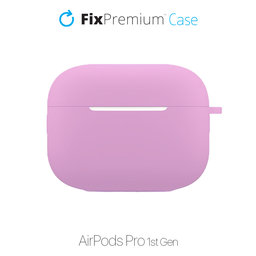 FixPremium - Szilikon Tok - AirPods Pro, lila