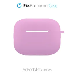 FixPremium - Szilikon Tok - AirPods Pro, lila