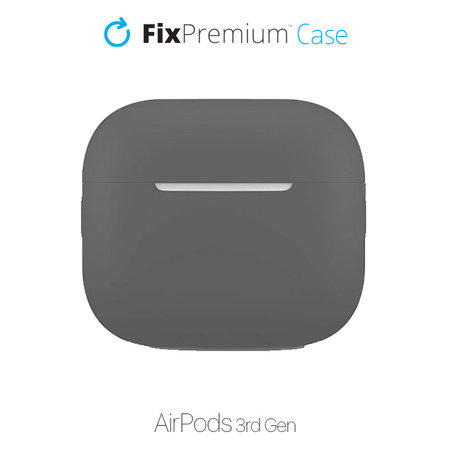 FixPremium - Szilikon Tok - AirPods 3, space grey