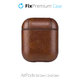 FixPremium - Műbőrből készült tok - AirPods 1 és 2, barna