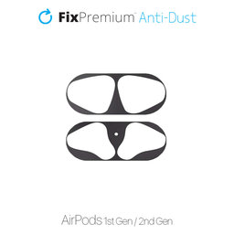 FixPremium - Por Matrica - AirPods 1 és 2, fekete