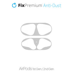 FixPremium - Por Matrica - AirPods 1 és 2, ezüst