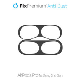 FixPremium - Por Matrica - AirPods Pro, fekete