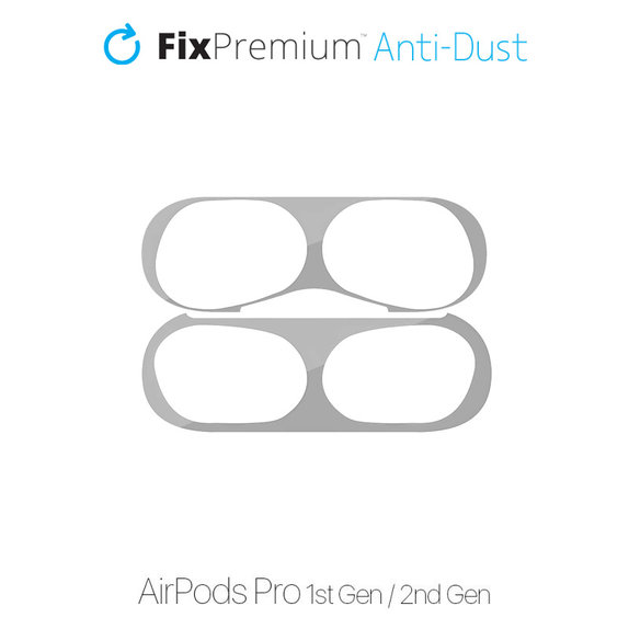 FixPremium - Por Matrica - AirPods Pro, ezüst