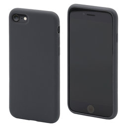 FixPremium - Szilikon Tok - iPhone 7, 8, SE 2020 és SE 2022, space grey