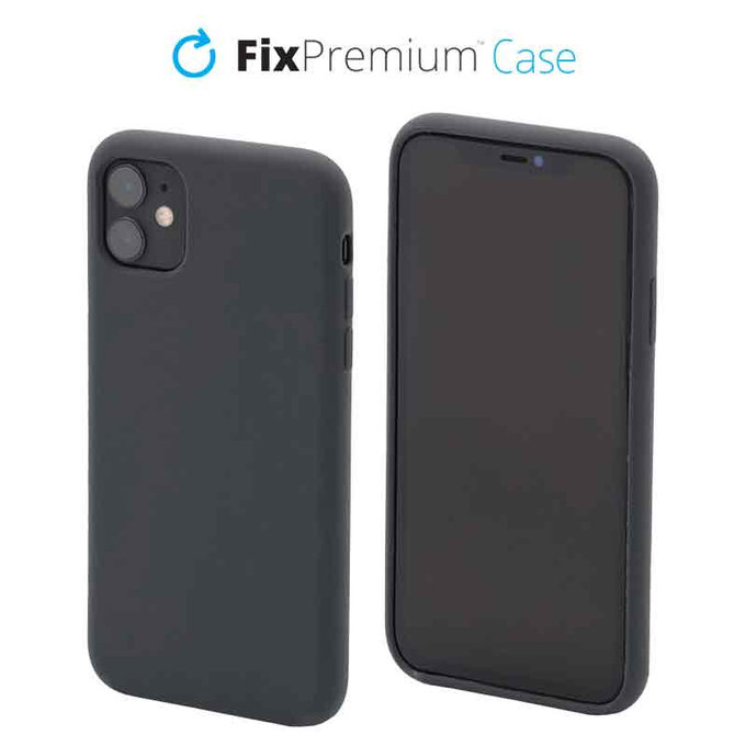 FixPremium - Szilikon Tok - iPhone 11, space grey