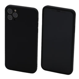 FixPremium - Szilikon Tok - iPhone 11 Pro Max, fekete